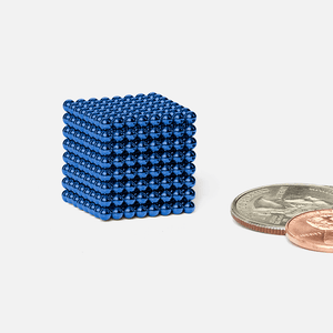 Speks 2.5mm Magnetic Balls Blue 512 Balls