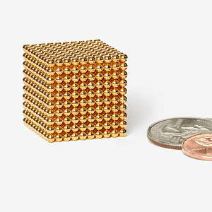 Speks 2.5mm Magnetic Balls Gold 1000 Balls