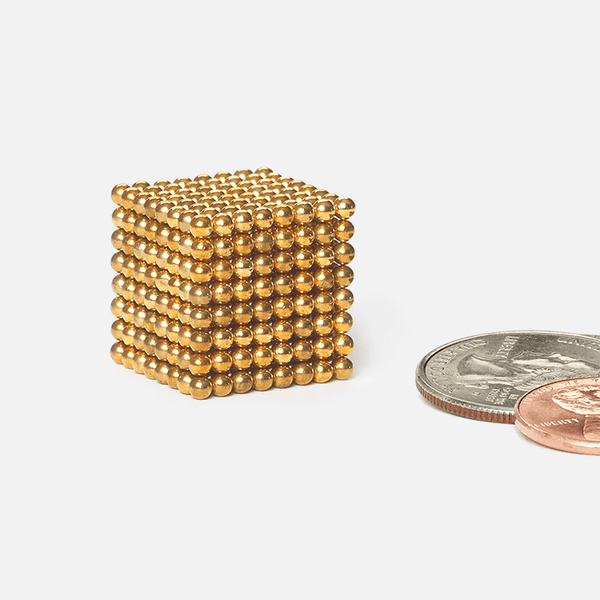Speks 2.5mm Magnetic Balls Gold 512 Balls