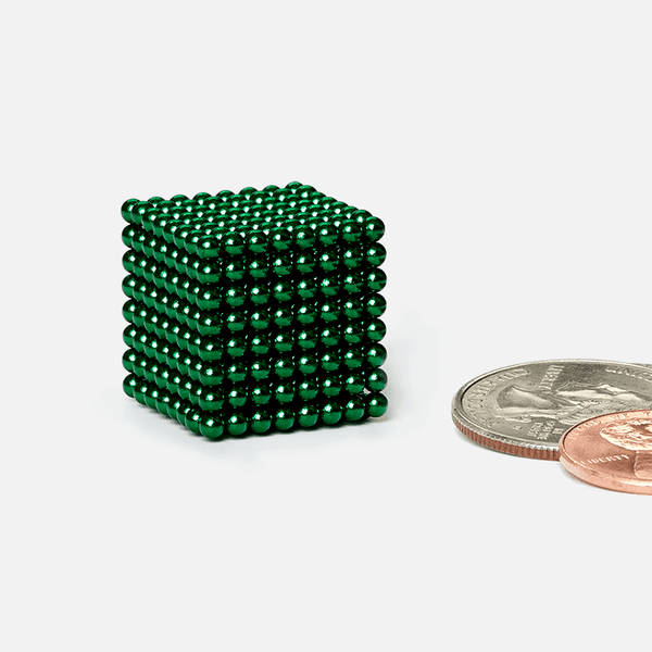 Speks 2.5mm Magnetic Balls Green 512 Balls