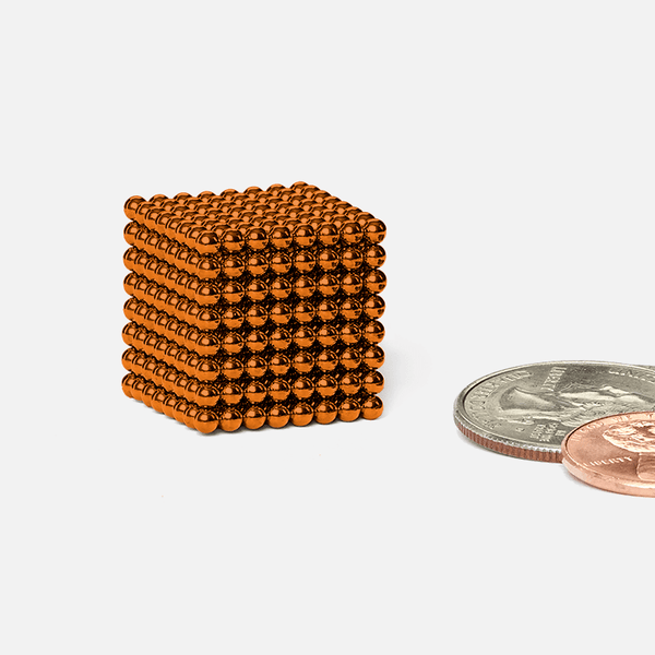 Speks 2.5mm Magnet Balls Orange 512 Balls