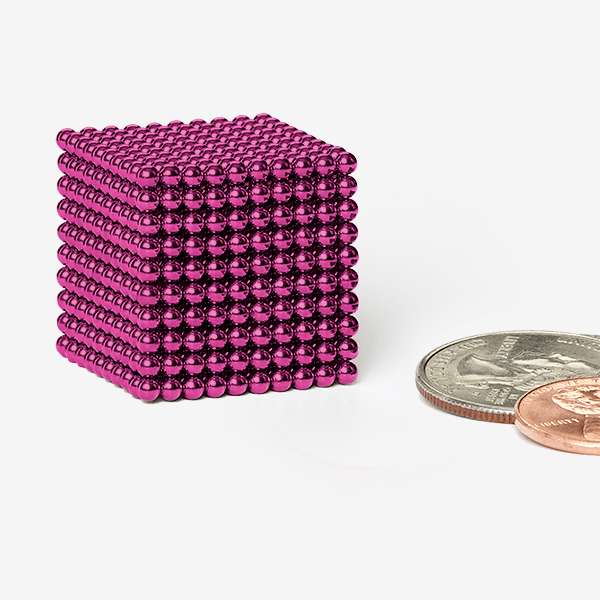 Speks 2.5mm Magnetic Balls Pink 1000 Balls