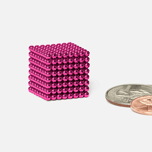 Speks 2.5mm Magnetic Balls Pink 512 Balls