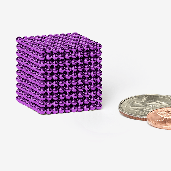 Speks 2.5mm Magnetic Balls Purple 1000 Balls