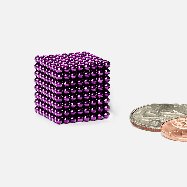 Speks 2.5mm Magnetic Balls Purple 512 Balls
