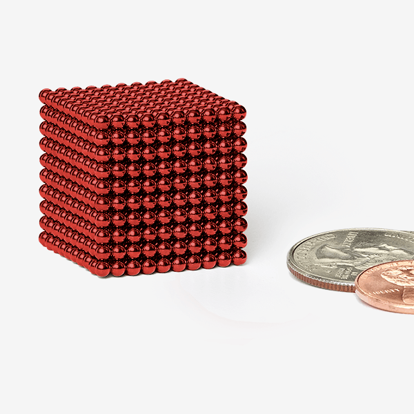 Speks 2.5mm Magnet Balls Red 1000 Balls