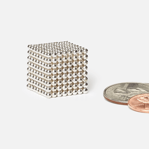 Speks 2.5mm Magnetic Balls Silver 512 Balls