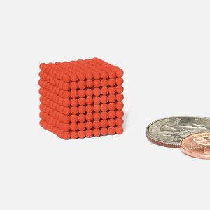 Speks 2.5mm Magnetic Balls Matte Scarlet 512 Balls