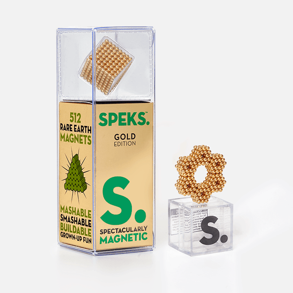 Speks 2.5mm Magnetic Balls Gold 512 Balls
